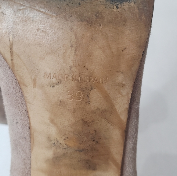 Office London Pointed Toe Suede Ankle Booties Size 39 - Picture 9 of 14